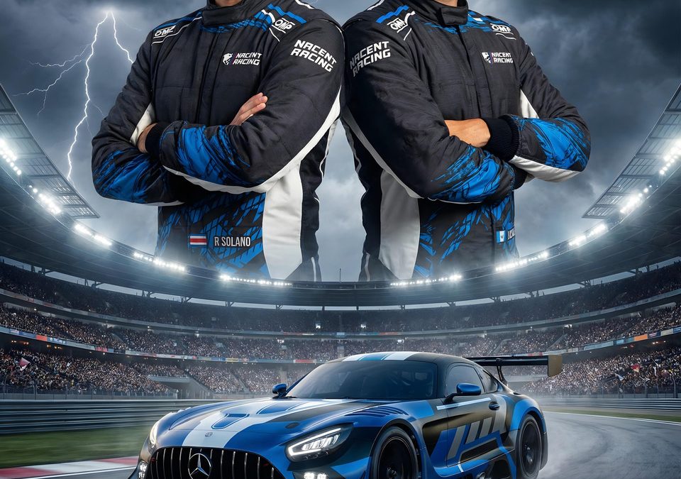 André Solano y Juan Diego Hernández unen fuerzas con Nacent Racing para el GT Challenge de las Américas 2026