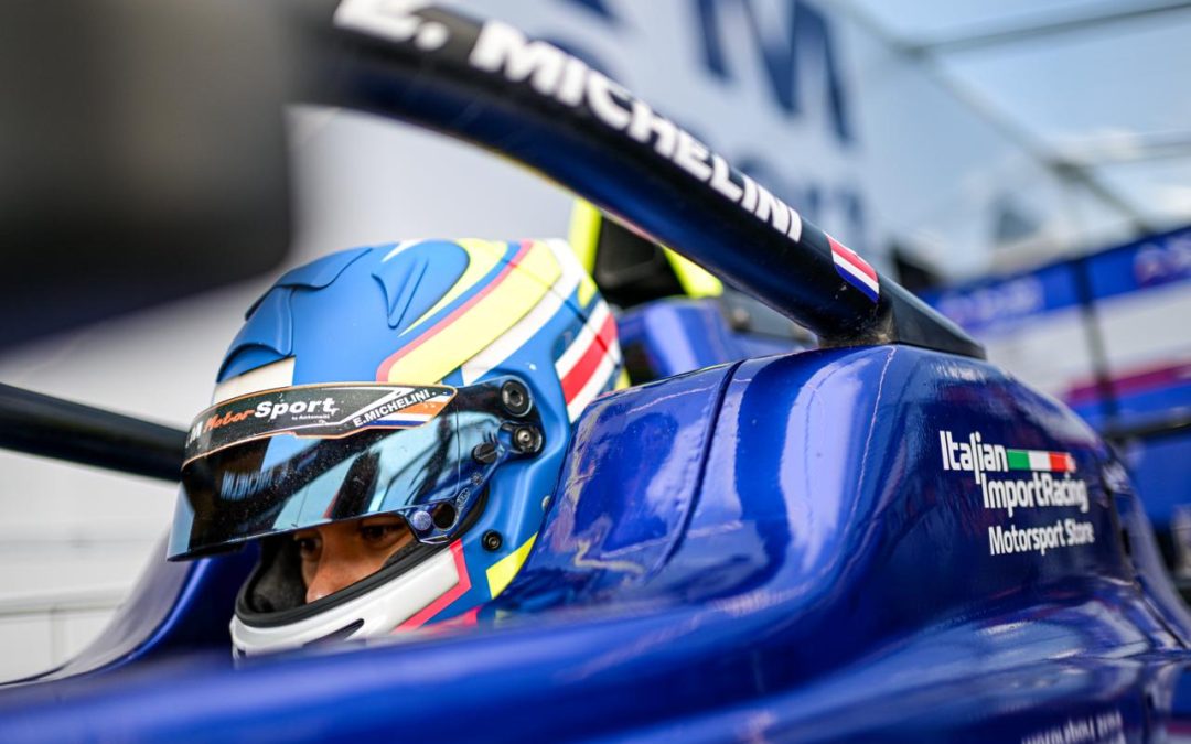 Evan Michelini continúa su evolución en la Fórmula 4 italiana compitiendo ante una generación de altísimo nivel mundial
