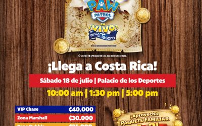 LAS ENTRADAS PARA “PAW PATROL EN VIVO: EN BUSCA DEL TESORO” YA ESTÁN A LA VENTA