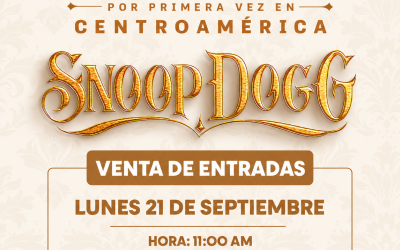 ENTRADAS PARA EL PRIMER CONCIERTO DE SNOOP DOGG EN COSTA RICA SALDRÁN A LA VENTA EL LUNES 21 DE SEPTIEMBRE
